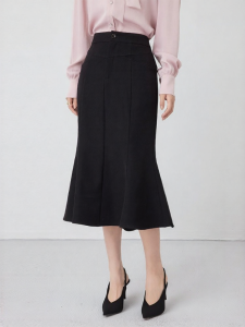 Black A-line & Fish Tail Skirt for Professional Women