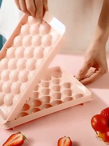 Khay Đá 33 Viên Tròn - Loại Lớn và Nhỏ
