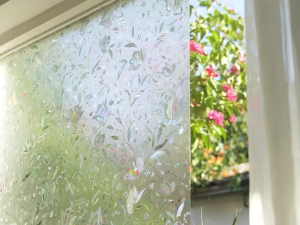 45x100CM Colorful Window Sticker Glass Privacy Window Self Adhesive Frosted Glass Sticker Toilet Bathroom
