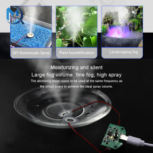 USB Mini Humidifier DIY Kits Mist Maker and Driver Circuit Board Fogger Atomization Film Atomizer Sheet Mini Oscillating Double