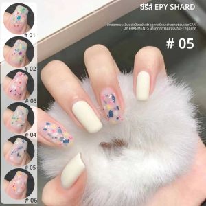 MIANEL 1-16pcs 12ML ฤดูร้อนขายญี่ปุ่น Candy Fragments เจลเล็บ 2025 ใหม่ยอดนิยม Macaron เลื่อมเล็บ