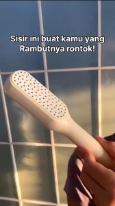 SISIR RAMBUT TARIK ANTI KUSUT MUDAH DIBERSIHKAN TIDAK BIKIN RAMBUT RONTOK Magic Comb Teleskopi RB008