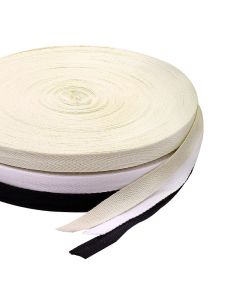 Ruy Băng Cotton 13cm Ruy Băng Satin Ruy Băng Vải Cotton Ruy Băng Chữ V Ruy Băng Viền Mũ Quần Túi Xách Màu Trắng Đen