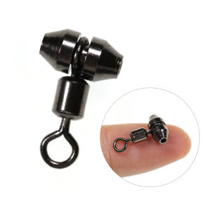 10PCS 360° Rotation Cross Line Swivels Heavy Duty 3 Way Bearing Swivels Saltwater Fishing Rigs Connector Accessory S/M/L
