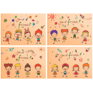 Thickened A4 Sketchbook for Children Art Drawing Painting Cartoon Baby Special Paper for Oil Pastels Colored Pencils And Comics