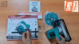 NRT-PRO 2600HD Mesin Circular Saw 7 Inch Gergaji Listrik Circle Potong Kayu 2600 HD