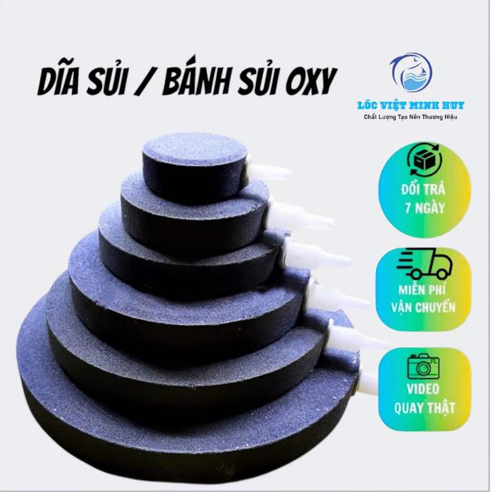 Sủi Oxy - Đĩa Sủi Xám - Sủi Oxy Dạng Dẹp Cho Bể Cá Cảnh | Phụ kiện thuỷ ...
