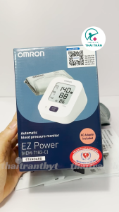 (MỚI 2026 - Kèm Adapter) Máy đo huyết áp bắp tay OMRON HEM-7183-C EZ Power BH 5 năm chính hãng