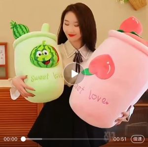 Gấu bông ly trà sữa trái cây siêu hot siêu dễ thương mẫu mới hot 2024 (15cm---70cm) - gối ôm ly trà sữa cute siêu mềm mịn