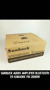 PENGIRIMAN CEPAT Sunbuck Audio Amplifier Bluetooth EQ Karaoke FM 2000W AV 326Z PLUS / amplifier bluetooth power 2000 w sunbuck karaoke rumahan super bass lengkap / ampli karaoke lengkap murah bluetooth full bass rumah rumahan
