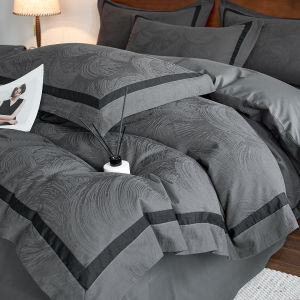 MANCAI | Simple Luxurious Cotton Bed Four-Piece Set