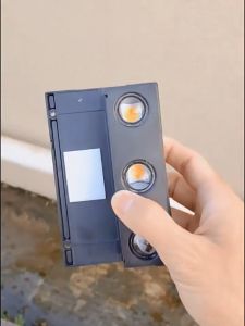 【Malaysia From】LED Solar Wash Wall Lamp Outdoor Spot Light Waterproof Garden Fence Corridor Sunlight Stairs Decoration Lamp