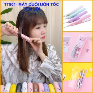 Máy duỗi uốn tóc. Máy làm tóc 3 in 1. Máy duỗi tóc mini có hộp đựng tiện lợi - TT801