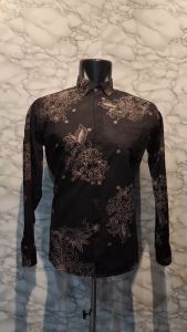 KEMEJA BATIK PRIA SLIM FIT BERFURING LENGAN PANJANG FORTUN REMO 11