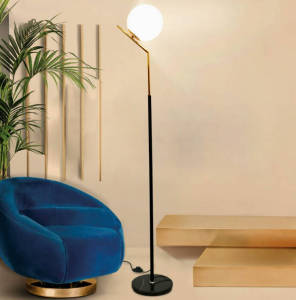 North European Floor Lamp for Living Room Bedroom Study Minimalist Modern Warm Light Creative Personality Standing Lamp