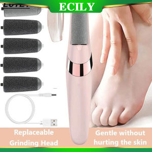 ECILY Foot File Callus Remover Professional Electric Pedicure Tools Skin Care for Heels Grinding Beauty Health Dead Skin Remover