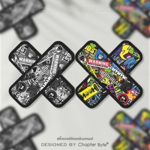 สติ๊กเกอร์ตกแต่งรถยนต์สีสันสดใส สร้างสรรค์ บุคลิกภาพ ท้าทายความคิด ปกปิดรอยขีดข่วน วัสดุ PVC ทนทานต่อการสึกหรอ