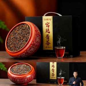 DIANPINHAO | Aged Royal Tree Golden Bud Pu-erh Ripe Tea Loose 500g
