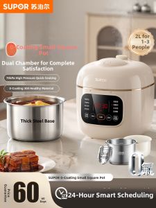 Supor | Small Mini Automatic Smart Pressure Cooker 2L