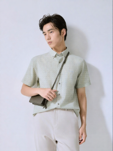 New Summer Mens Fashion Casual Checked Shirt