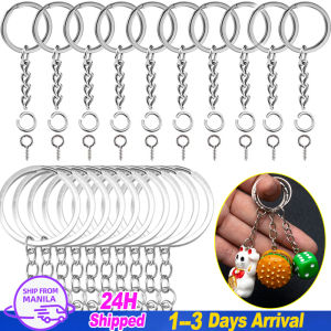 🔥Fast Shipping🔥10Pcs Open Jump Rings Eye Pins Keychain DIY Jewelry Accessories Bag Ornament Screw Key Chain