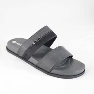 [CHÍNH HÃNG GIAVY] Dép nam quai ngang mã U45 MÀU XÁM phom chuẩn đẹp  quai xi cao cấp đế PU và cao su chống trơn thích hợp mang hàng ngày