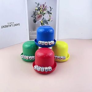 Bộ Lắc Xí Ngầu gồm Cốc Lắc và 5 Viên Xí Ngầu nhiều màu lựa chọn - Hộp lắc xúc xắc nhựa PP (CLXN-M1)