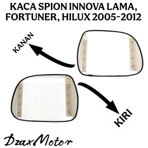 KACA SPION INNOVA LAMA FORTUNER HILUX 2005-2012 ORIGINAL