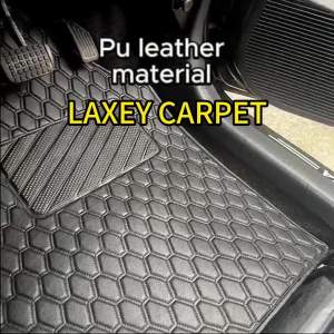 Proton Saga LAXEY Carpet 5D Carpet Floor mat Pu Leather