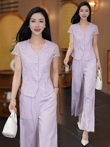 YOUFAN | Trendy Elegance Summer New Korean Style Two Piece Set