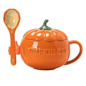YOGEHOME | Cute Pumpkin Personalized Student Water Cup Set