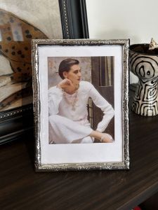 Silver American Style Photo Frame Stand 7 Inch 10 Inch Rectangle Metal Photo Picture Frame for Home Decoration