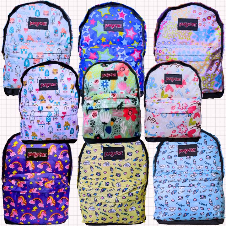 JANSPORT tas punggung anak sekolah motif viral model JS ransel