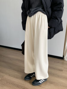 Quần Dài Thường Ngày Bằng Lông Cừu Acetate NIZONDAYS Mùa Đông Mới Cho Nữ Quần Dài Ống Đứng Dài Đến Sàn Quần Dài Thoải Mái