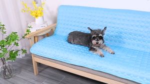 Pet Dog Cooling Mat Pad Ice Cushion Dog Bed Sleeping Mat Pad for Kennel Crate and BedsCat Cooling Heat Prevention Sleep CushionSummer Sleeping Pad Cooling Padpet cooling mat for dog Cooling pad