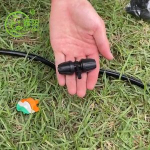 ข้อต่อ ข้อต่อสายไมโคร 8/11mm สำหรับต่อหัวพ่นหมอก มินิสปิงเกอร์ ระบบน้ำ รดน้ําต้นไม้ Lock Nut Hose Connectors Soft pipe