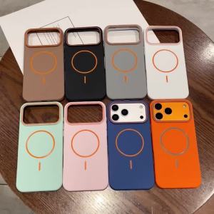 Luxury For Magsafe Magnetic Case for iPhone 17 16 15 14 13 12 Pro Max Air Compatible Shockproof Wireless Charging Matte Cover