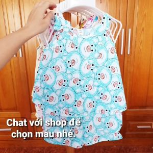 Bộ đùi bé gái Size 5 (14-15kg) Tole/lanh 2 da loại 1. Được chọn mẫu. Phom rộng rãi mềm mát
