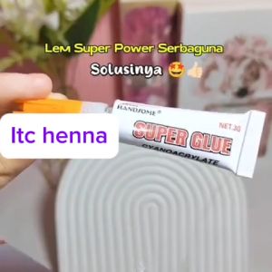 Lem Power Glue Handsome Lem Instan Serbaguna Strong Kuat Lama Lem Hand Some