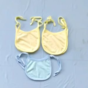 3 Pcs Celemek Bayi baru Lahir Untuk Makan Waterproof Baju Karet Untuk Air Liur Windis Kids