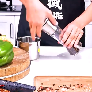 Grinding Bottle Manual 304 Stainless Steel Salt Pepper Mill Grinder Muller Spice Sauce