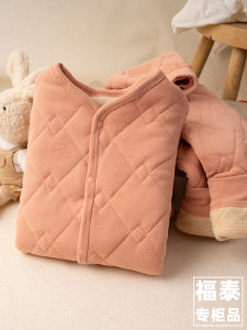 Thickened Cotton Padded Jacket School Uniform Inner Wear Childrens Warm Clothes Set for Primary School Boys And Girls
