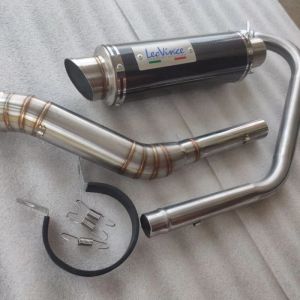 Knalpot Racing Leovince carbon satria Sonic Vixion MX CB CBR R15 GSX Verza Tiger Supra GTR dll