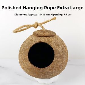 Multiple Bird Species Coconut Shell Nest Hanging