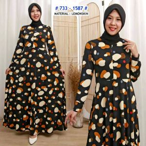 Gamis Jersey Lemonskin 1587