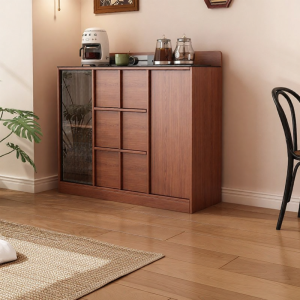 Vintage Style Solid Wood Sideboard Tea Bar Cabinet