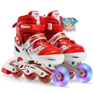 MAINAN ANAK SEPATU RODA POWER SUPERB INLINE SKATE BAJAJ FREE KUNCI