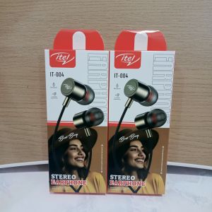 HEADSET EARPHONE INFINIX STREO IN-004 IN-EAR EARPHONE SINGEL BUTTON CONTROL