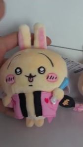 New Chiikawa Plush Doll Big Eyes Peripheral Support Rabbit Usachi Usagi Concert Cute Doll Bag Pendant Back Packaging Decoration