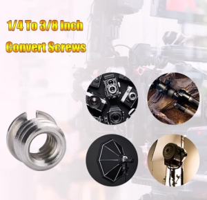 ♦5Pcs Camera Screw Nut 1/4 To 3/8 Inch Convert Screws Standard Adapter Screw Quick Release Screw Tripod Mount Adapter Screw